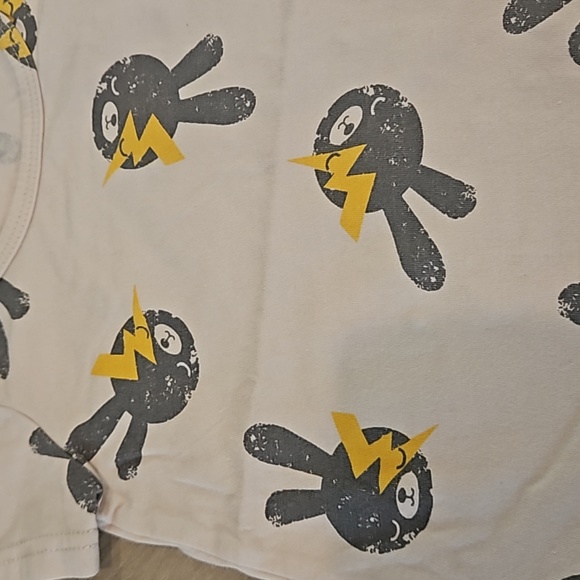 Bonnie Mob bunny Onesie shirt sleeve 0-3 months - Picture 2 of 6